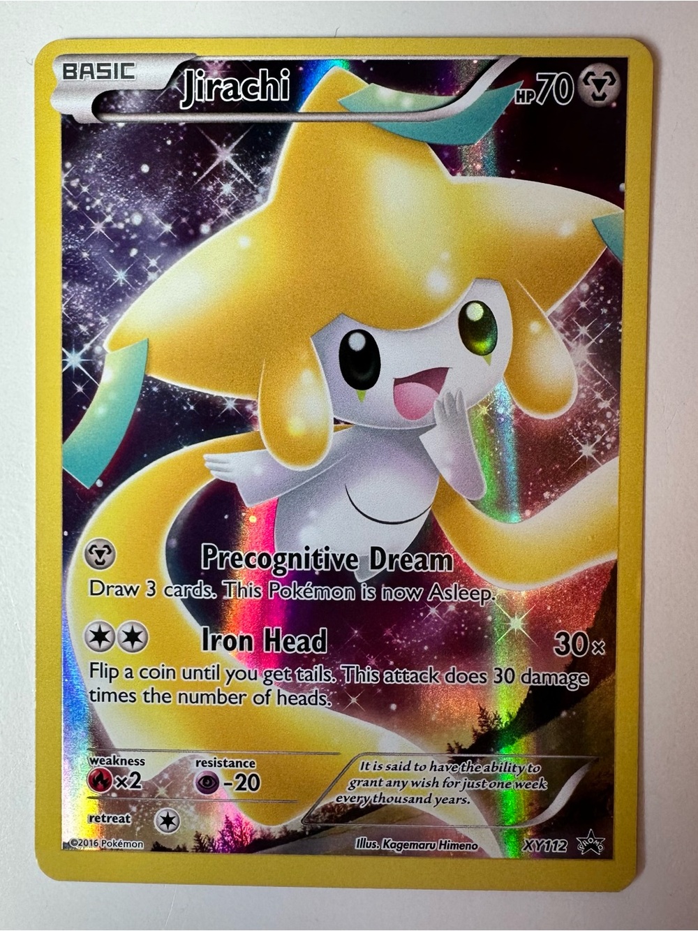 Jirachi Mythical Collection Box Promo Holo XY112 NM Pokémon TCG